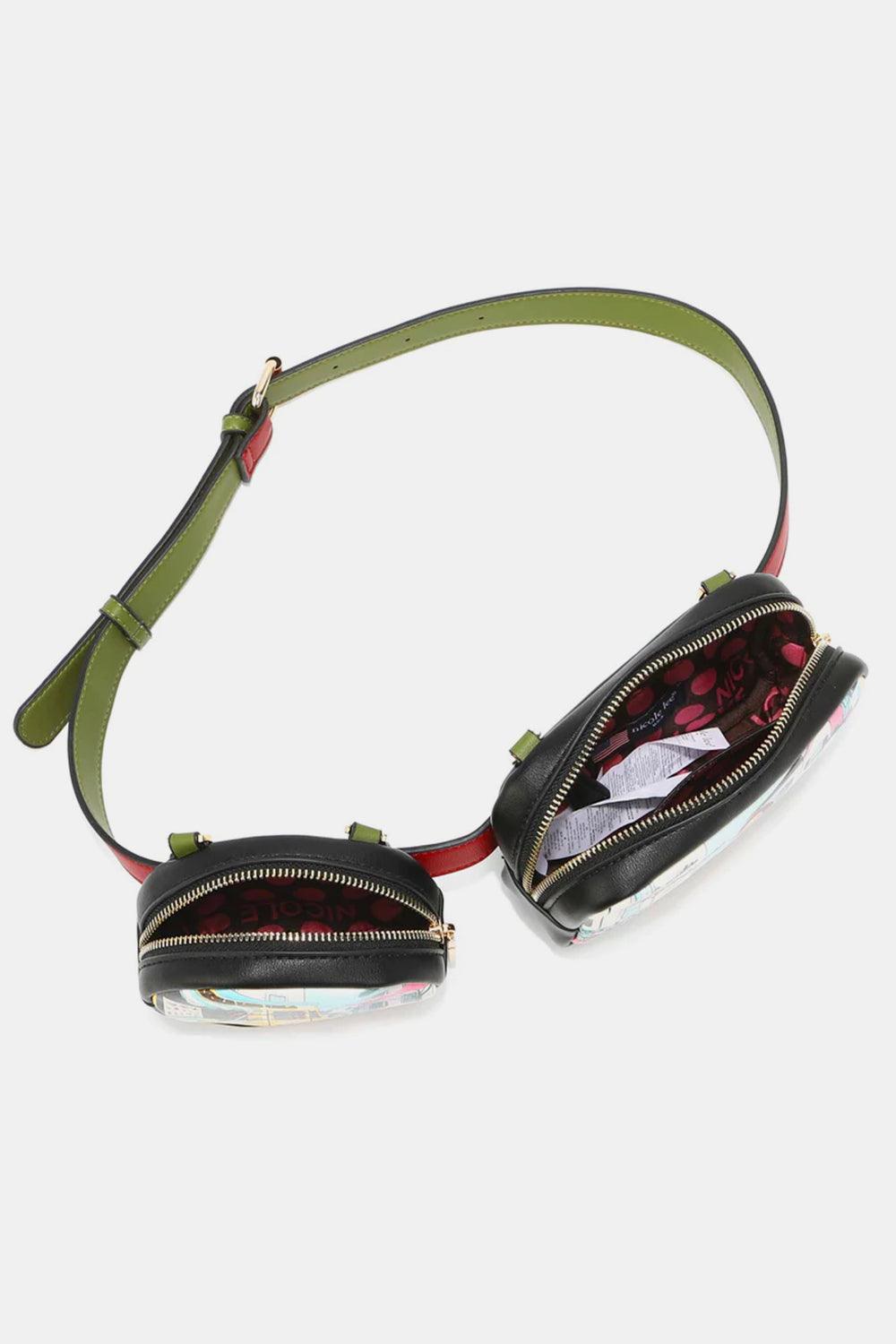 Nicole Lee USA Double Pouch Fanny Pack Carauana Store
