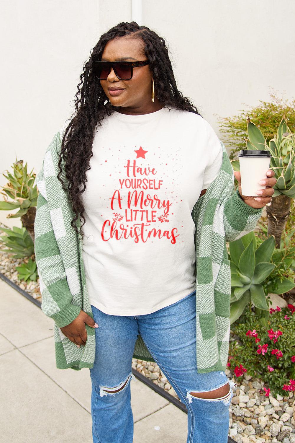 Simply Love Full Size HAVE YOURSELF A MERRY LITTLE CHRISTMAS T-Shirt Carauana Store