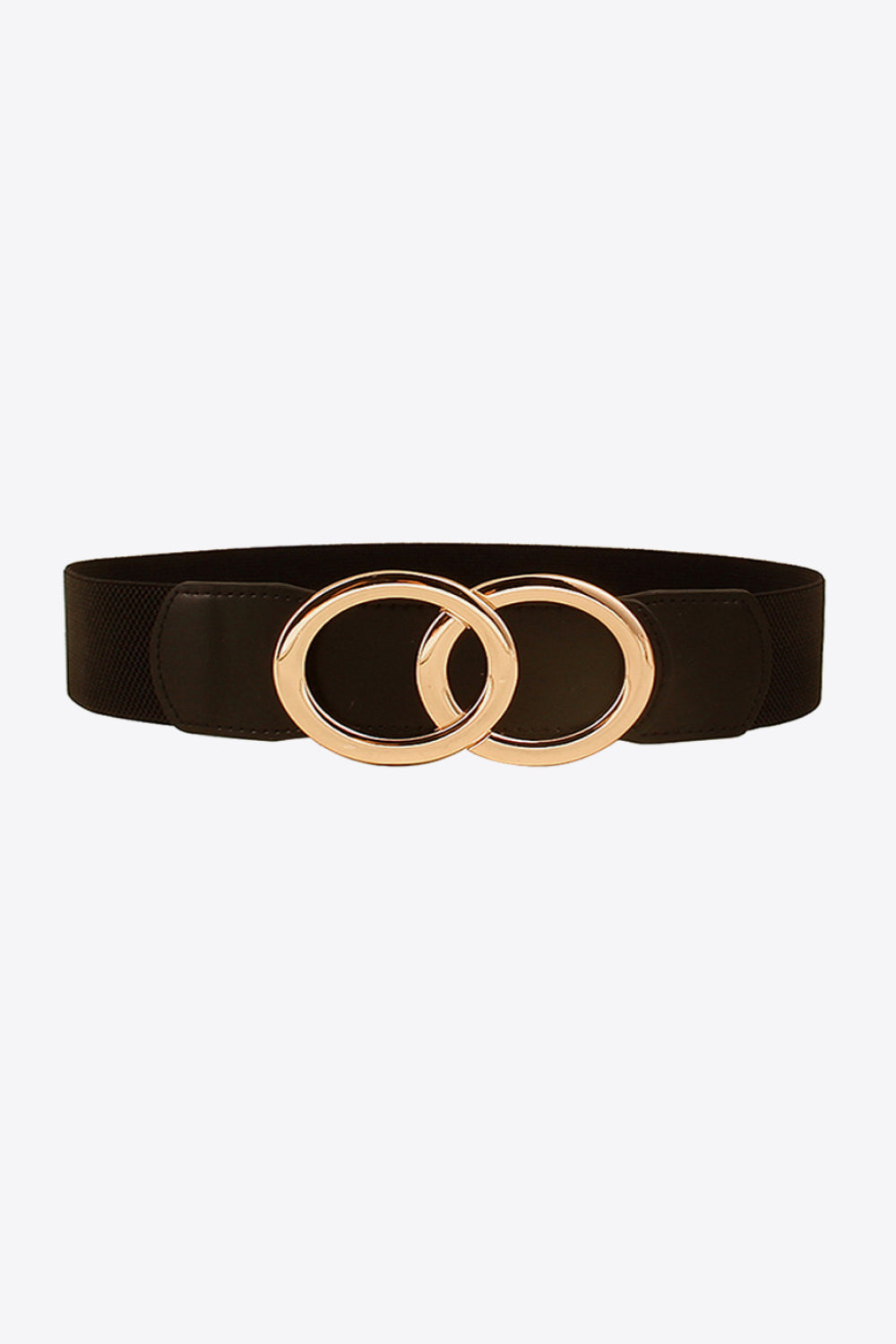Zinc Alloy Buckle Elastic PU Belt Carauana Store