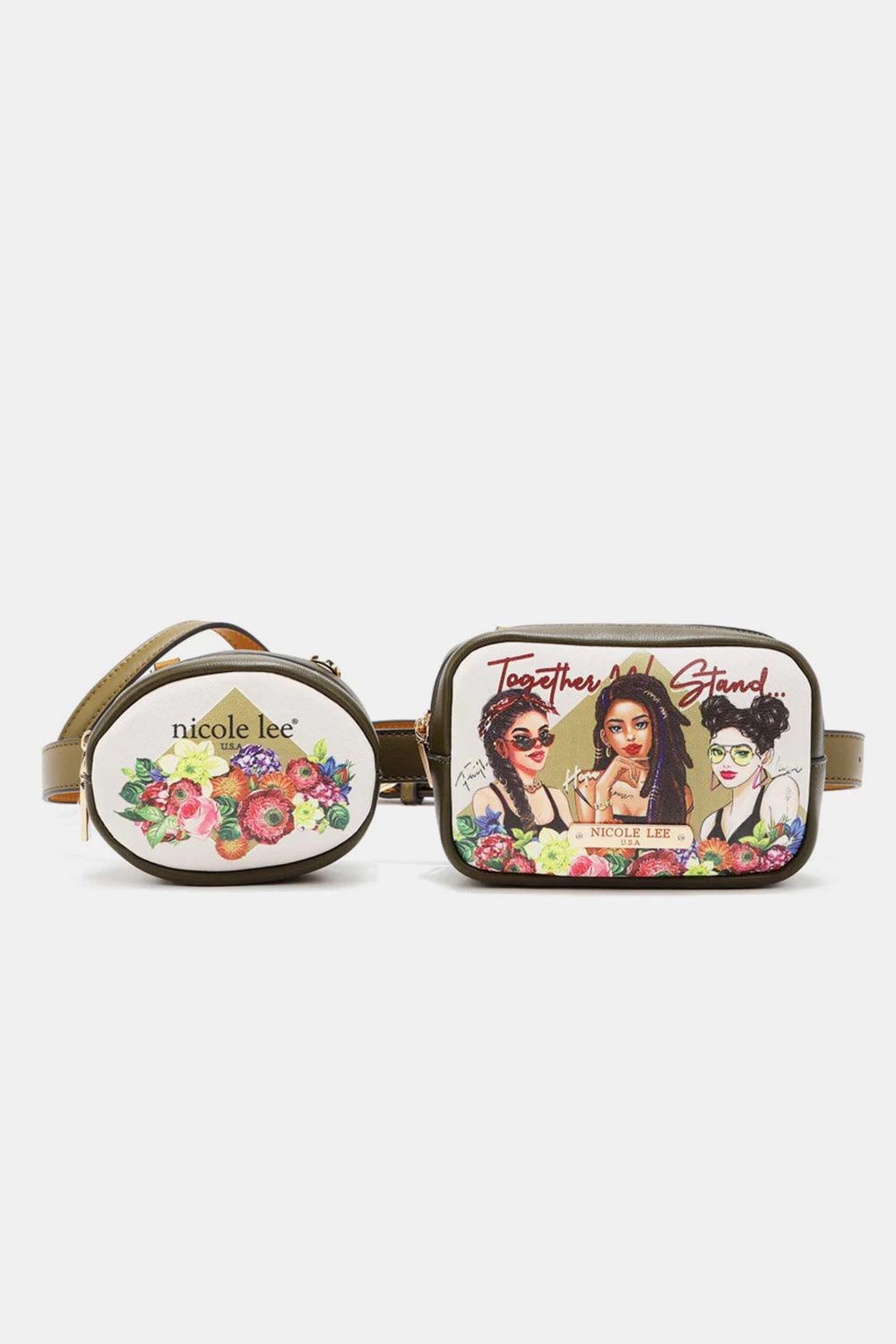 Nicole Lee USA Double Pouch Fanny Pack Carauana Store