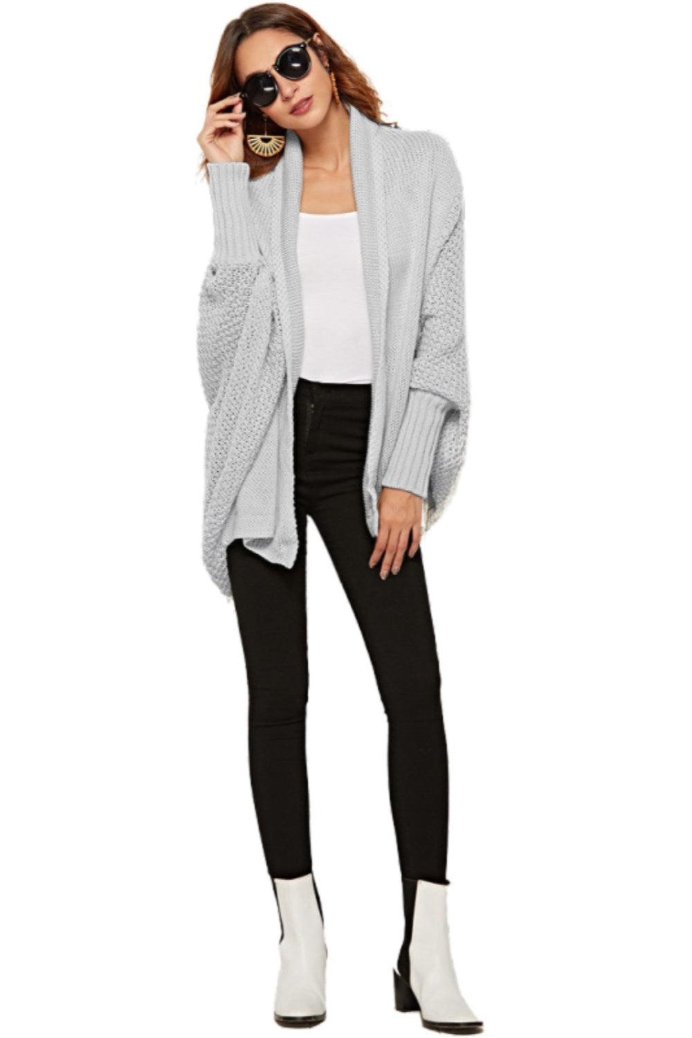 Angel Wings Open Front Batwing Sleeve Cardigan Carauana Store