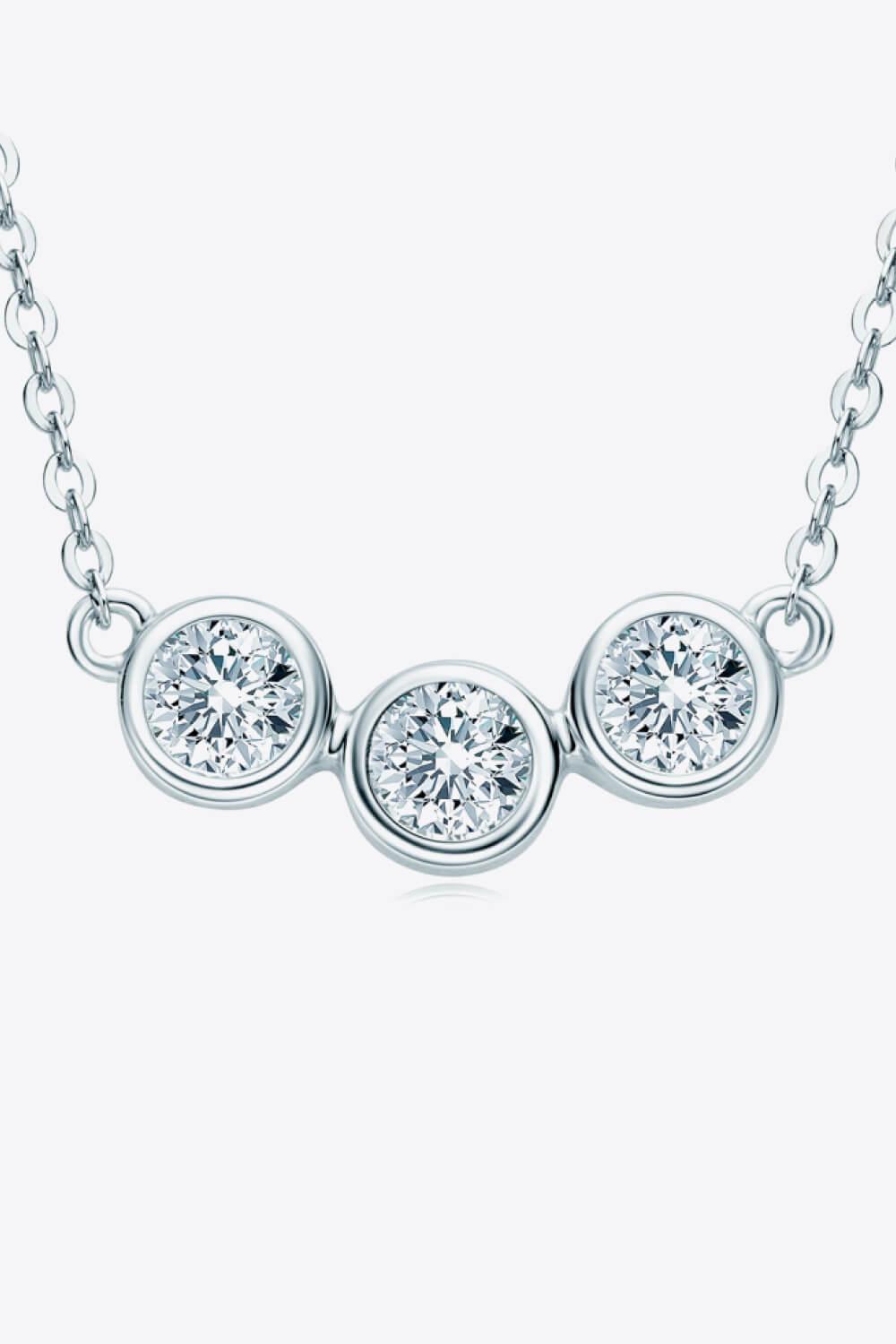 Find Your Center Moissanite Necklace Carauana Store