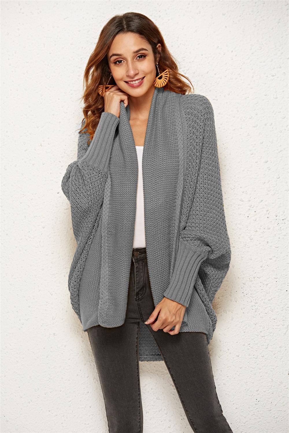 Angel Wings Open Front Batwing Sleeve Cardigan Carauana Store