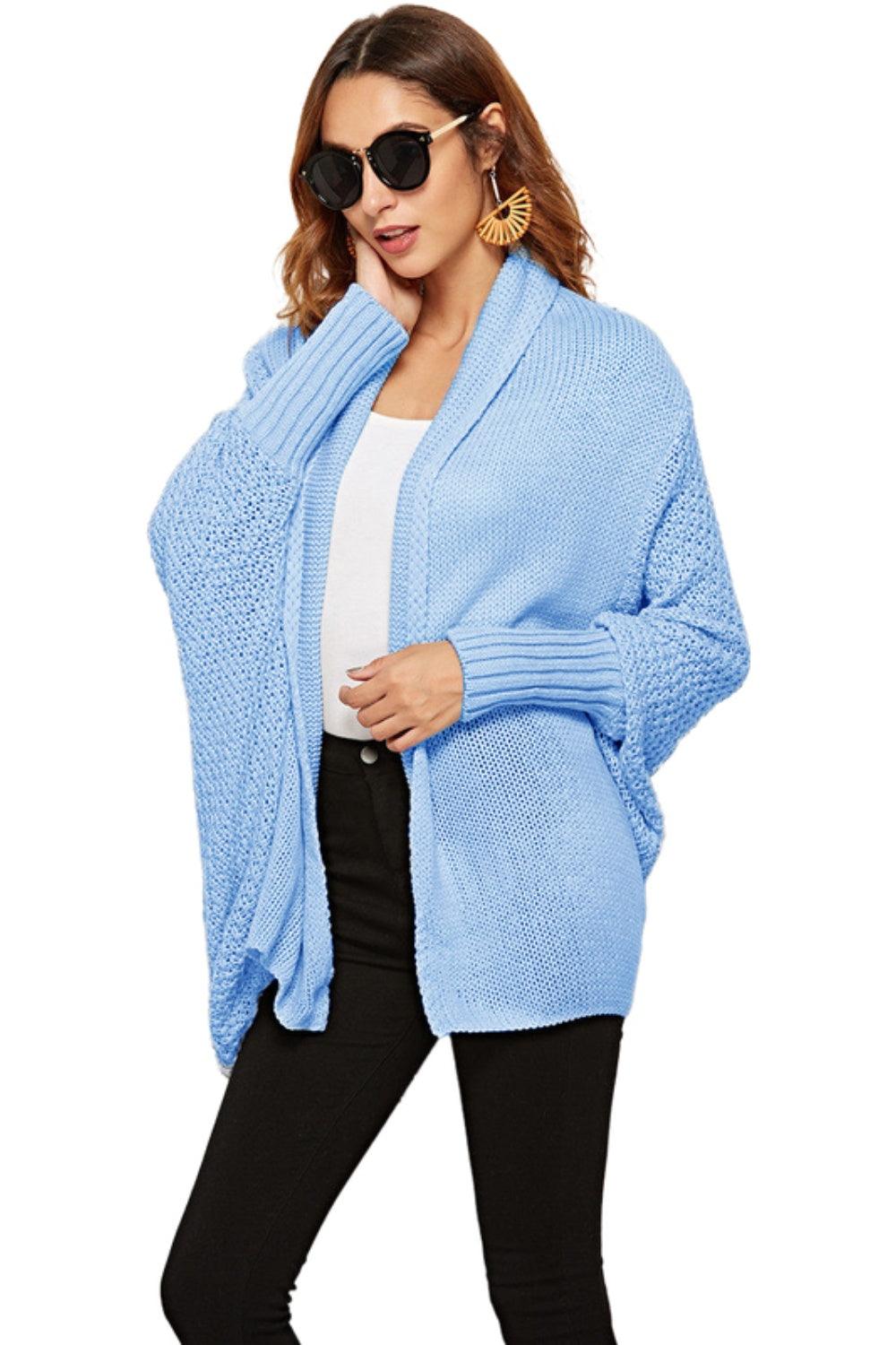 Angel Wings Open Front Batwing Sleeve Cardigan Carauana Store