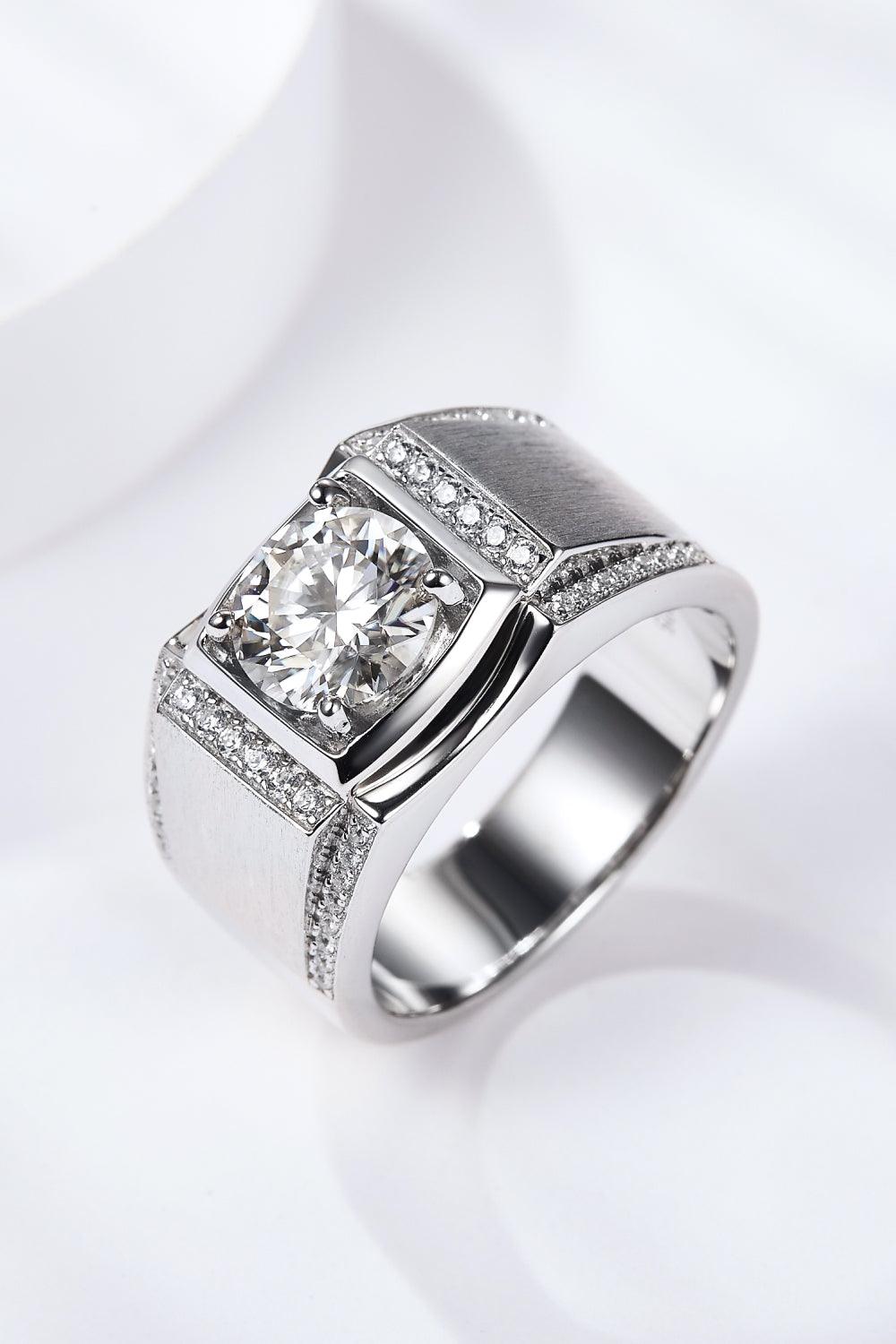 So Charmed 1 Carat Moissanite Ring Carauana Store