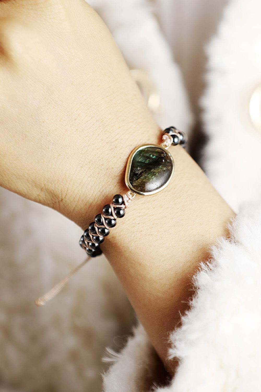 Natural Stone Beaded Bracelet Carauana Store