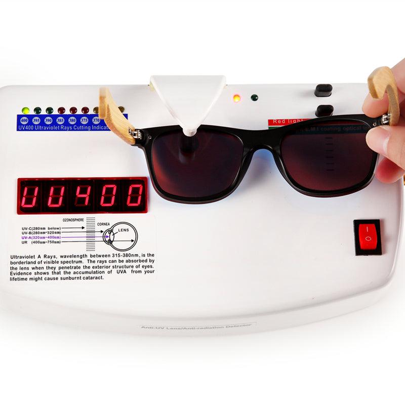 BARCUR Walnut Sunglasses Polarized Carauana Store