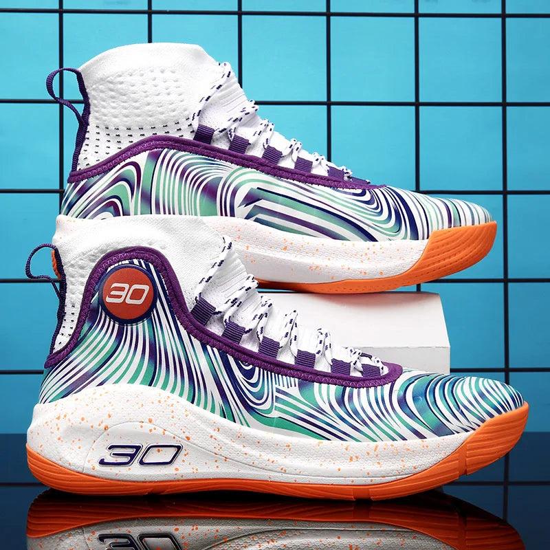 Carauana COZ Basketball Shoes - High-Top Leather Sneakers for Jordan Sports | Breathable, Durable, Totem Elements Carauana Store