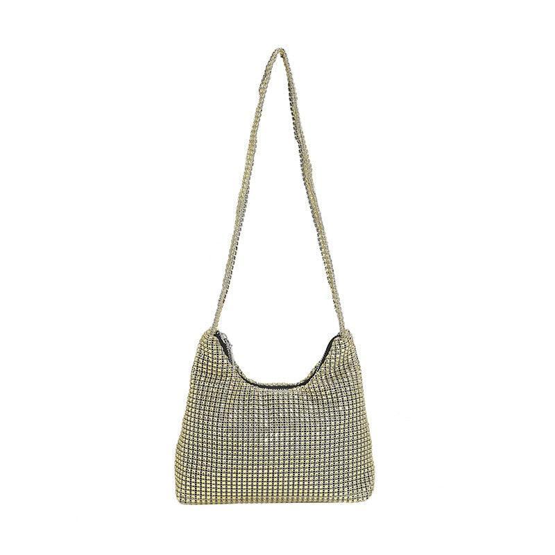 Fashion Rhinestone Shiny Handbag Evening Clutch Tote Bags Carauana Store