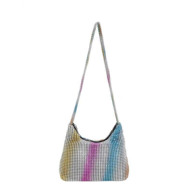 Fashion Rhinestone Shiny Handbag Evening Clutch Tote Bags Carauana Store
