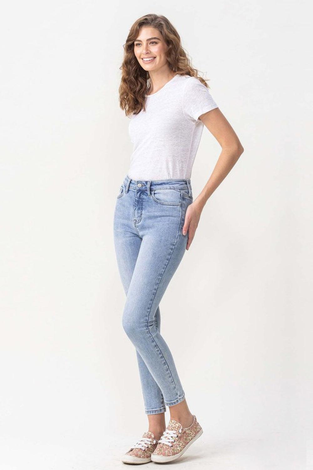 Lovervet Full Size Talia High Rise Crop Skinny Jeans Carauana Store