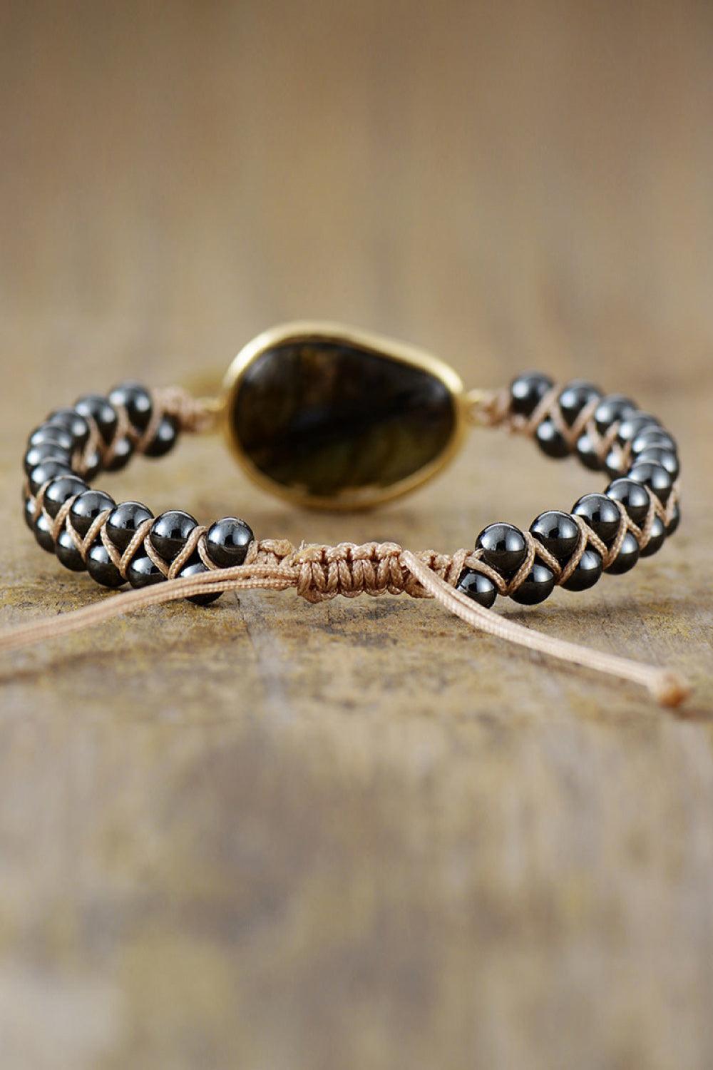 Natural Stone Beaded Bracelet Carauana Store
