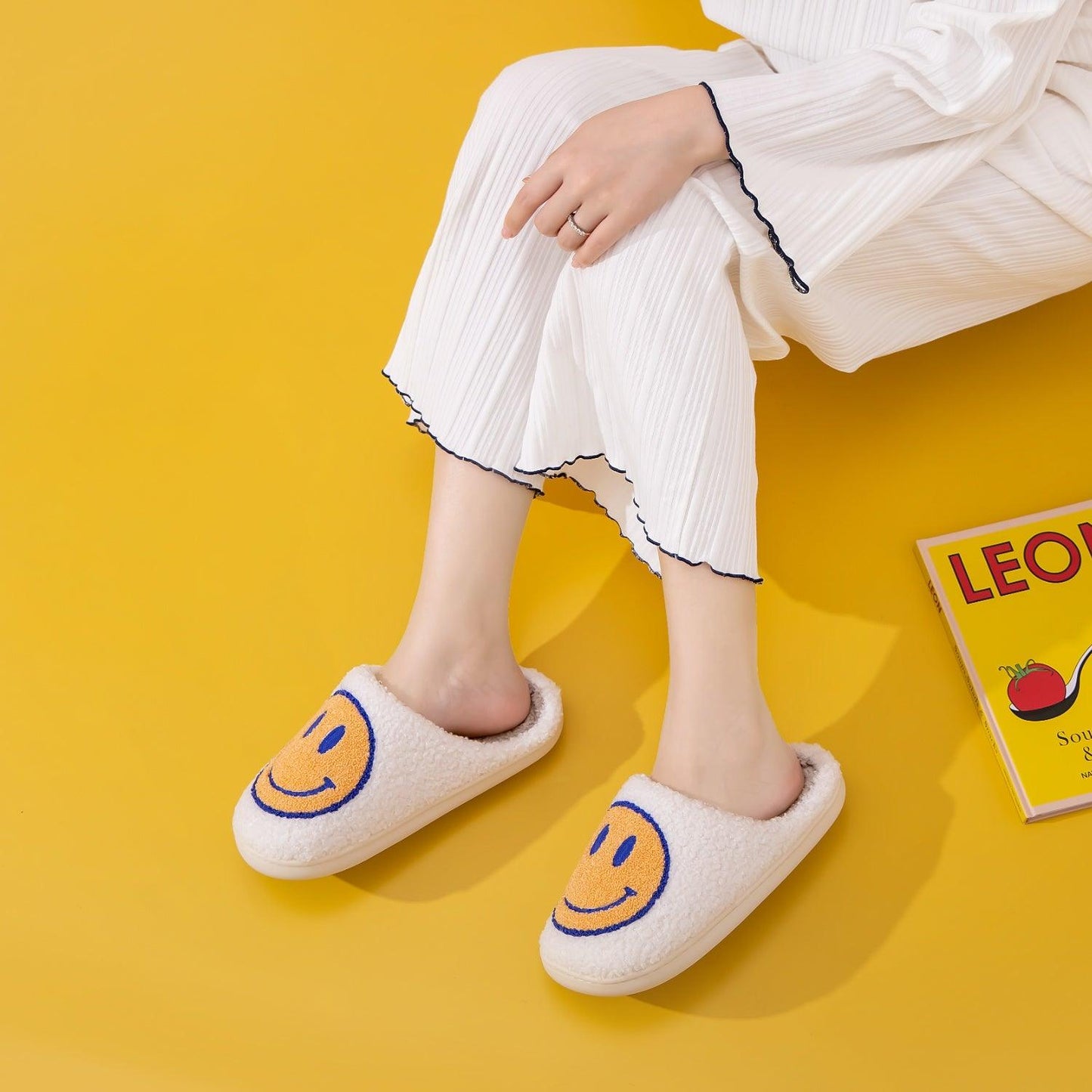 Melody Smiley Face Slippers Carauana Store