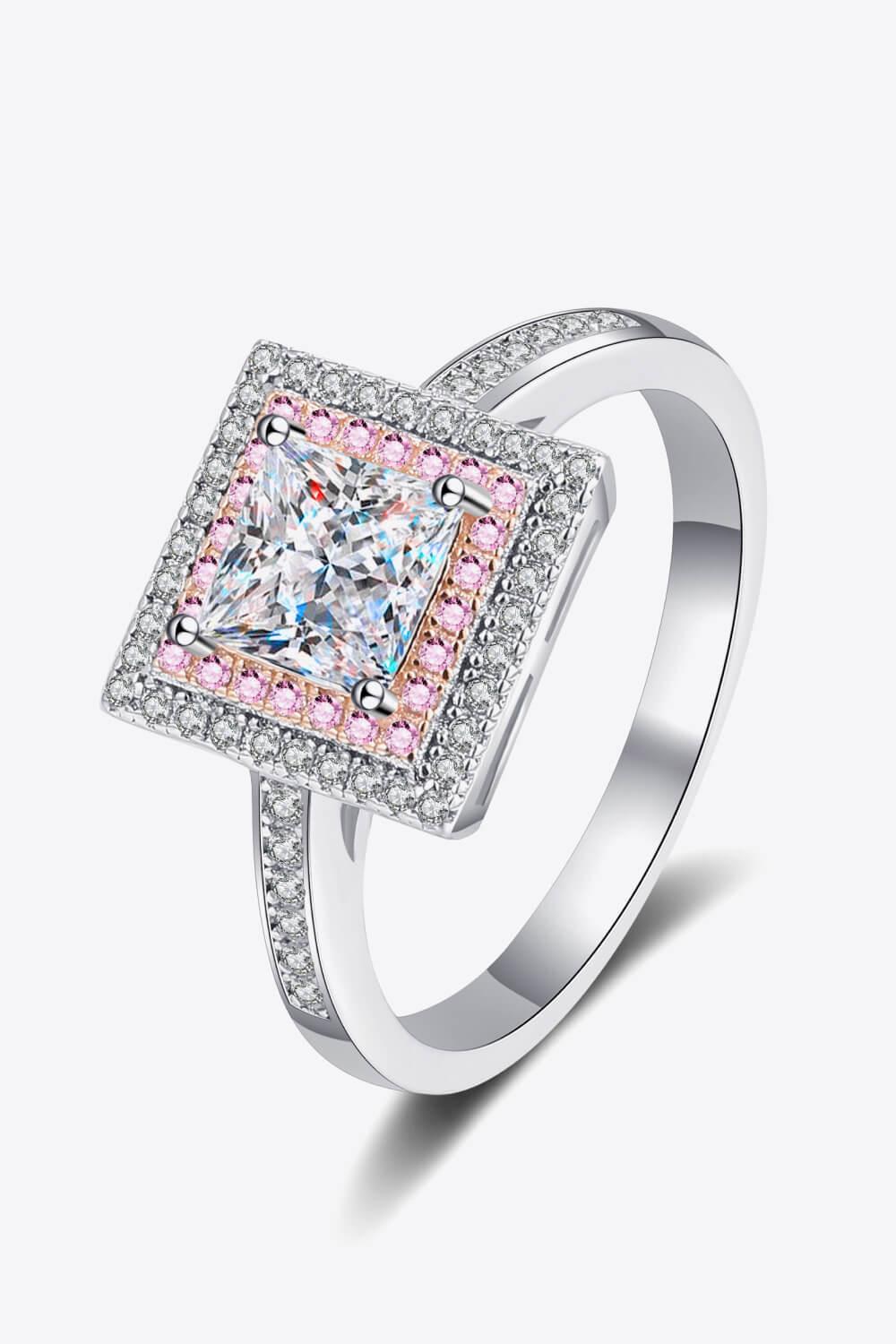 Stay Elegant 1 Carat Moissanite Ring Carauana Store