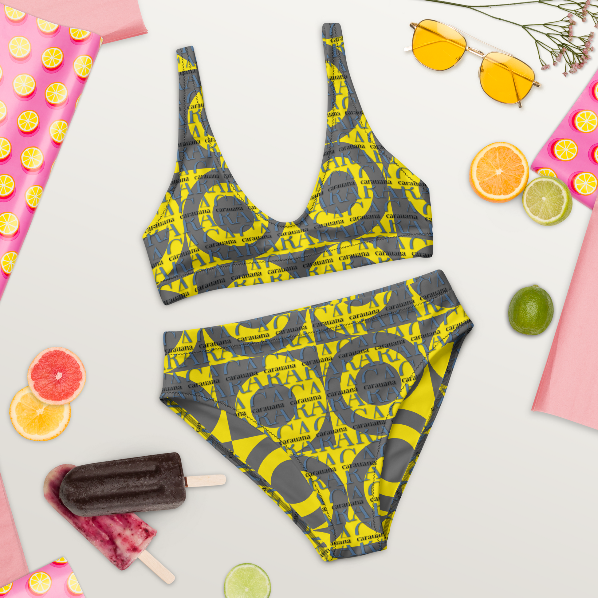 Original CaRaUaNa Costume Sets Grey Yellow Carauana Store