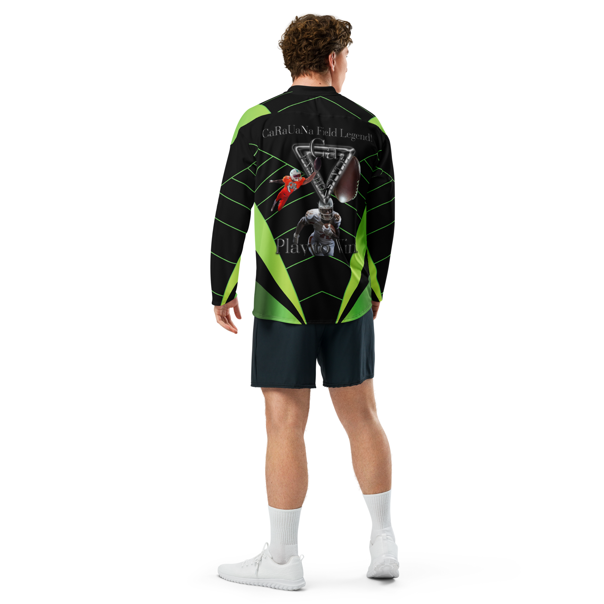 ๐ CaRaUaNa American Football Sweatshirt โ Green Edition Carauana Store