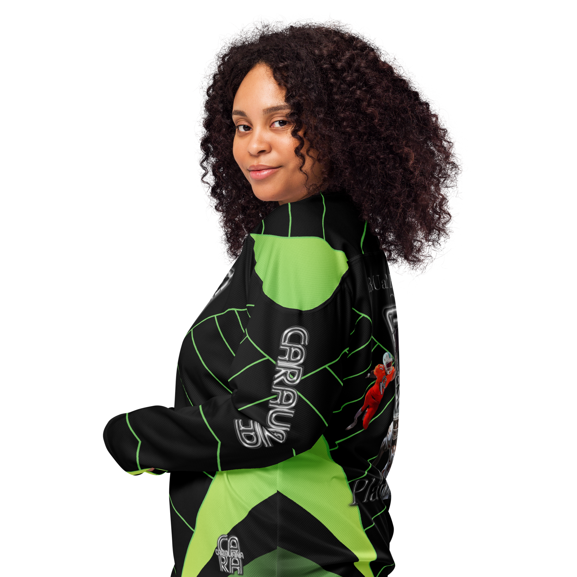 ๐ CaRaUaNa American Football Sweatshirt โ Green Edition Carauana Store