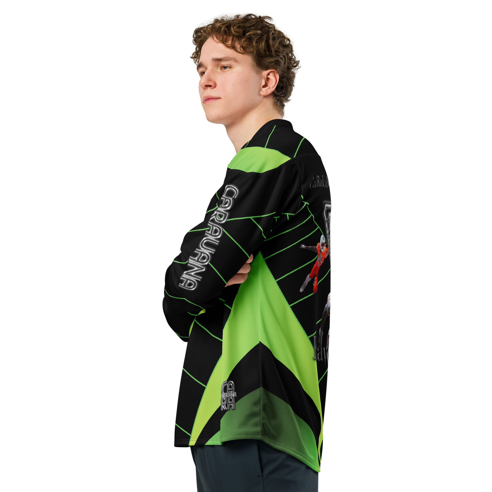 ๐ CaRaUaNa American Football Sweatshirt โ Green Edition Carauana Store