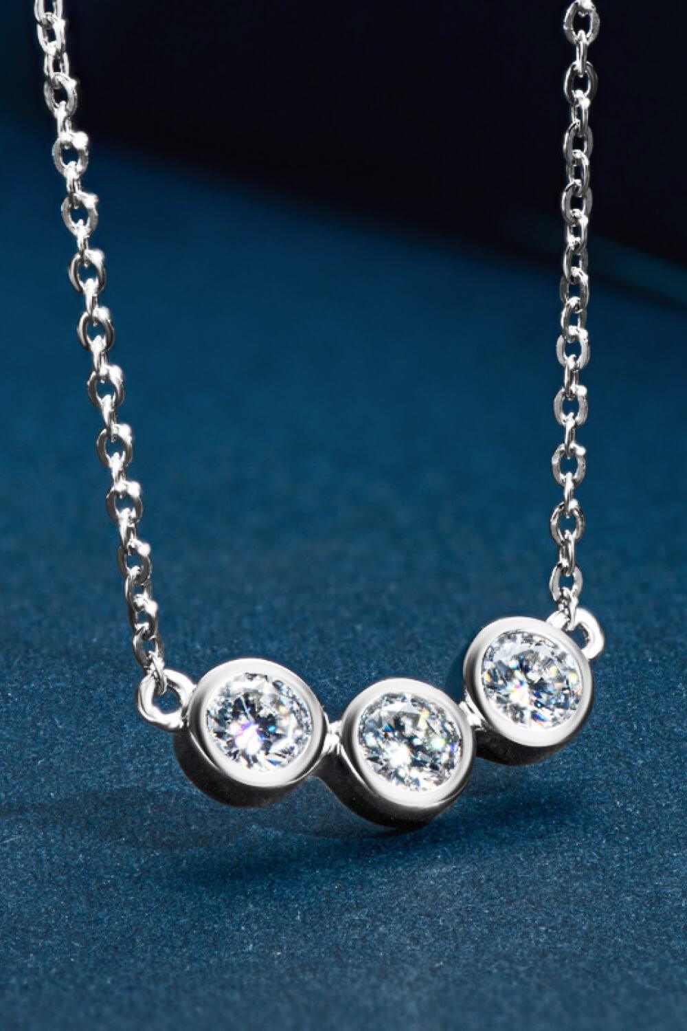 Find Your Center Moissanite Necklace Carauana Store