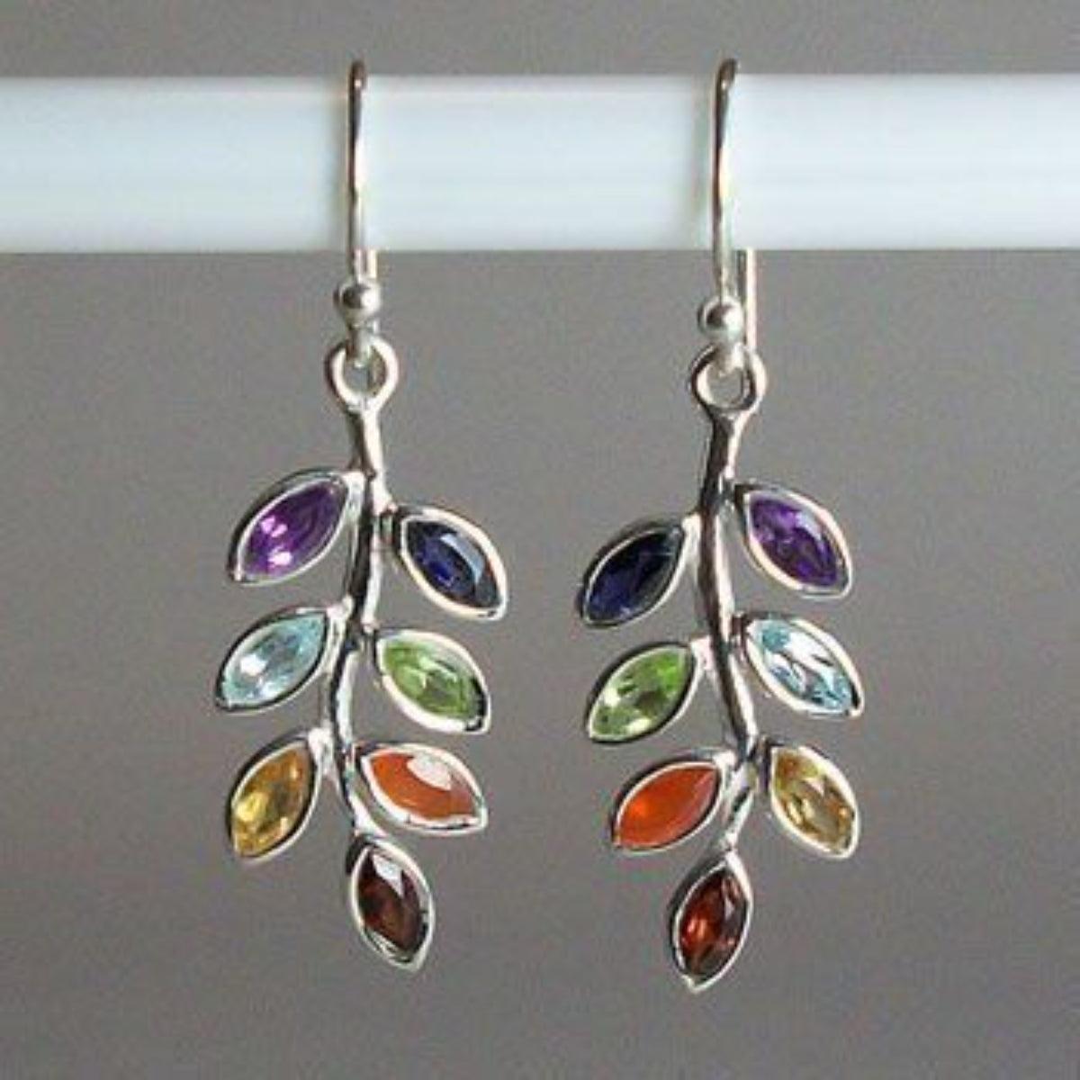 Leaf Shape Alloy Earrings Carauana Store