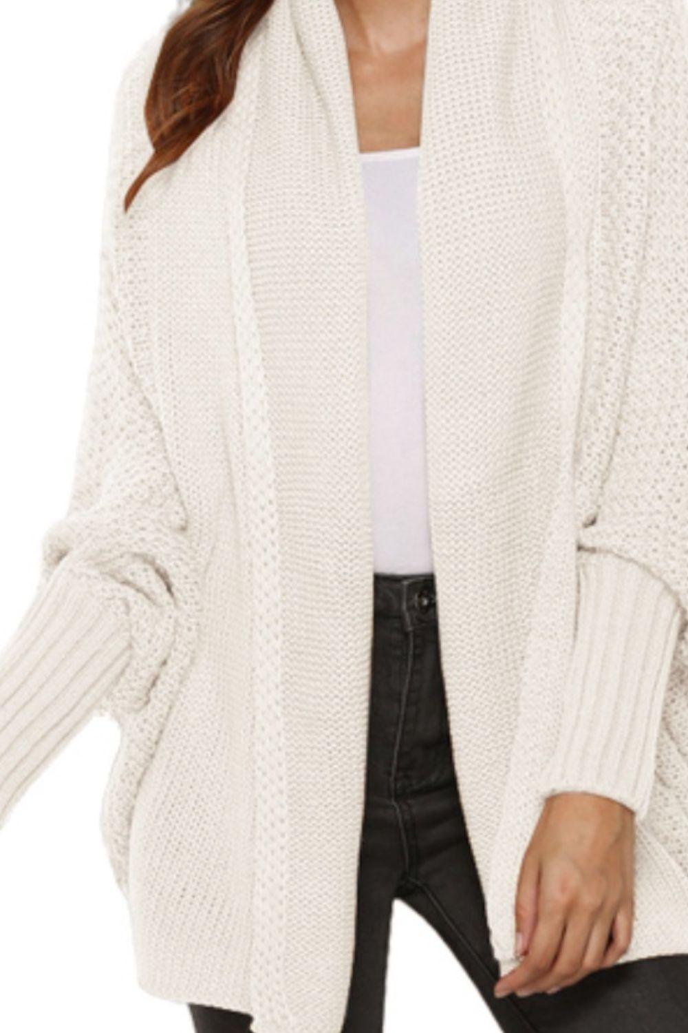 Angel Wings Open Front Batwing Sleeve Cardigan Carauana Store