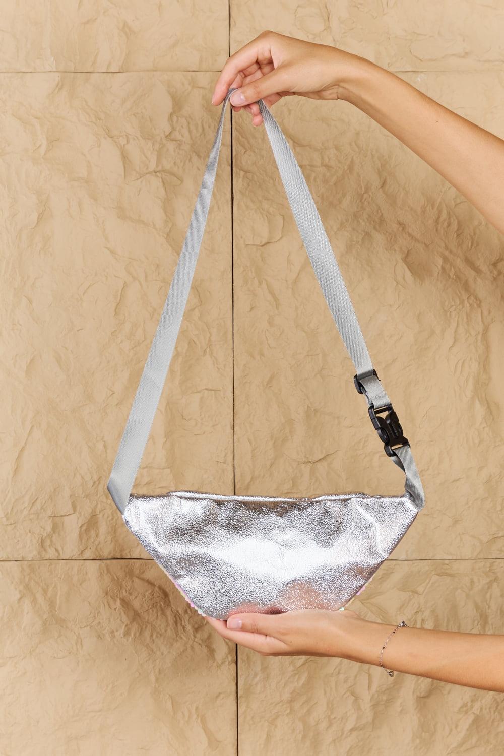 Fame Festival Baby Sequin Front Single Zipper Fanny Pack Carauana Store