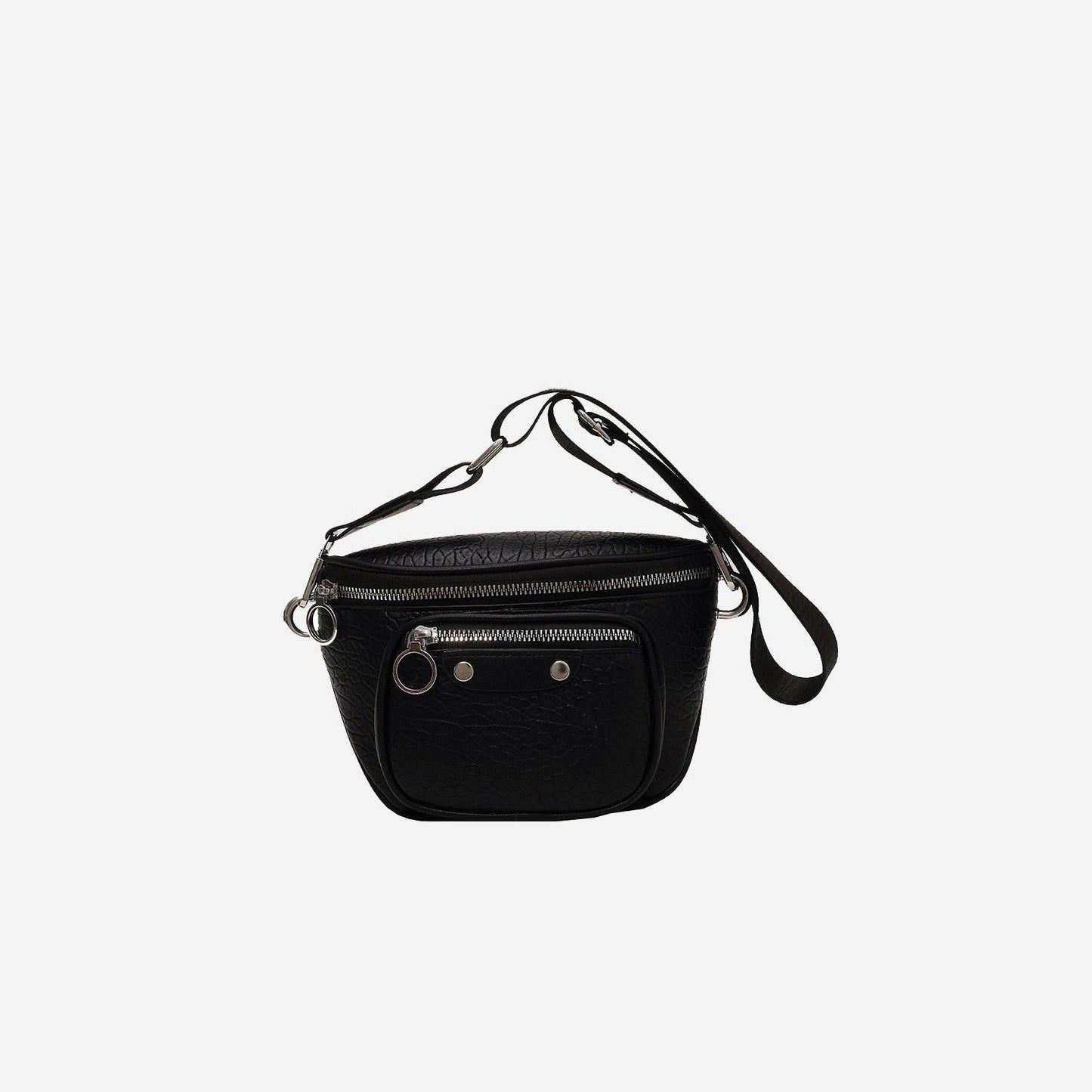 Texture PU Leather Crossbody Bag Carauana Store