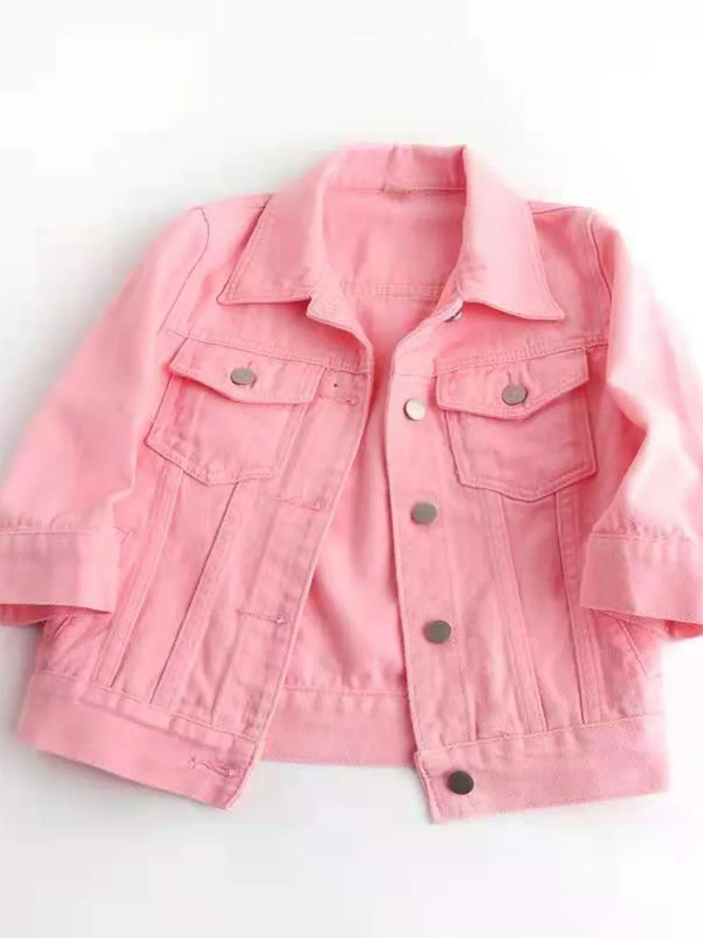 Full Size Cropped Denim Jacket Plus Size Carauana Store