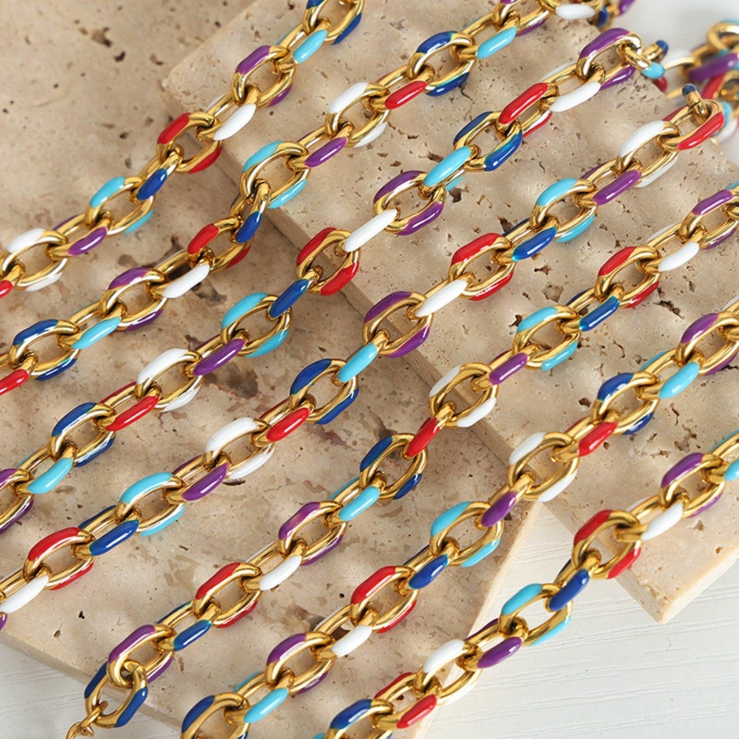 18K Gold-Plated Titanium Steel Necklace Carauana Store