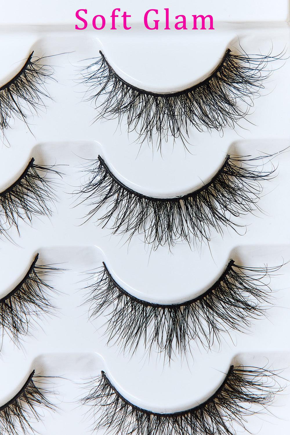SO PINK BEAUTY Mink Eyelashes 5 Pairs Carauana Store