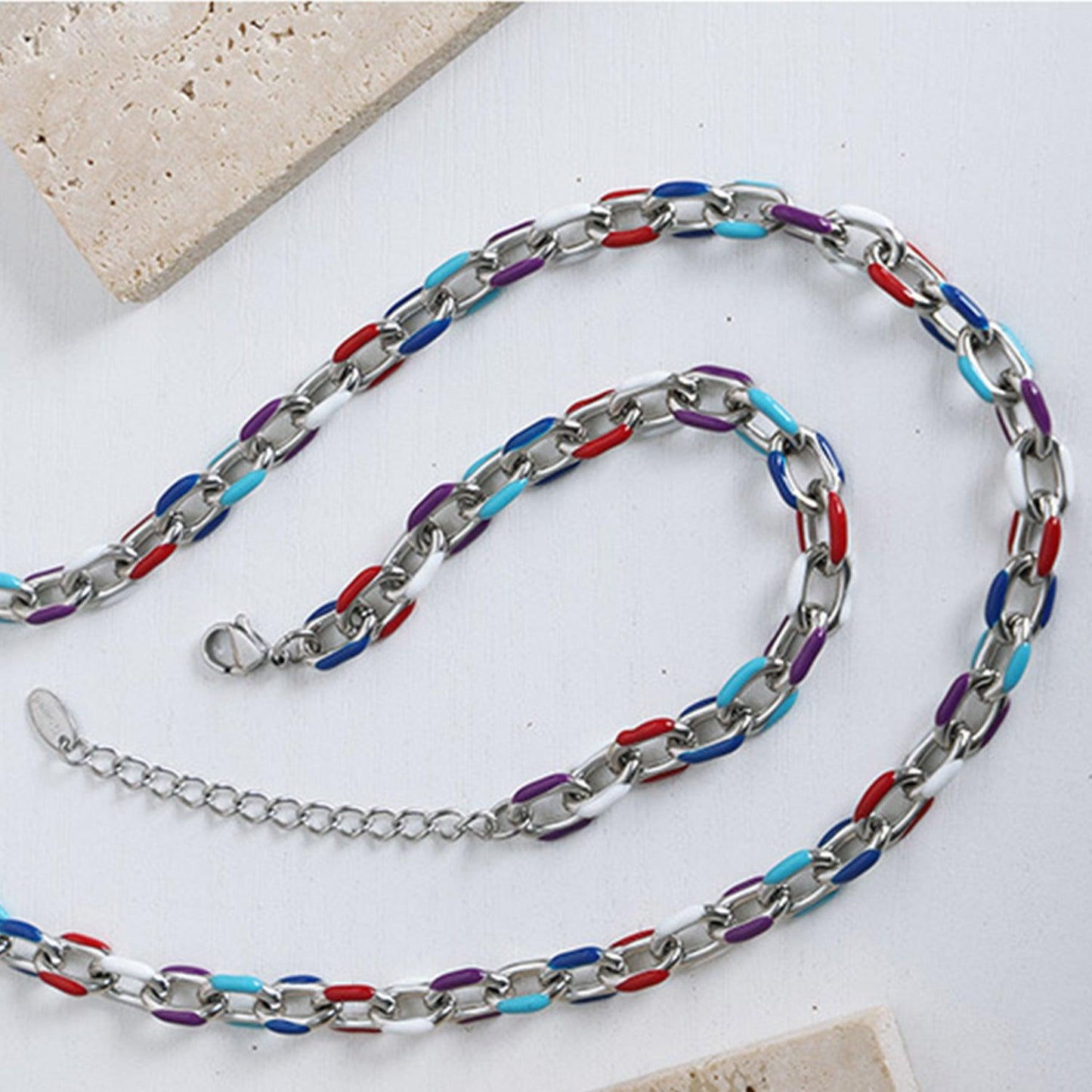 18K Gold-Plated Titanium Steel Necklace Carauana Store