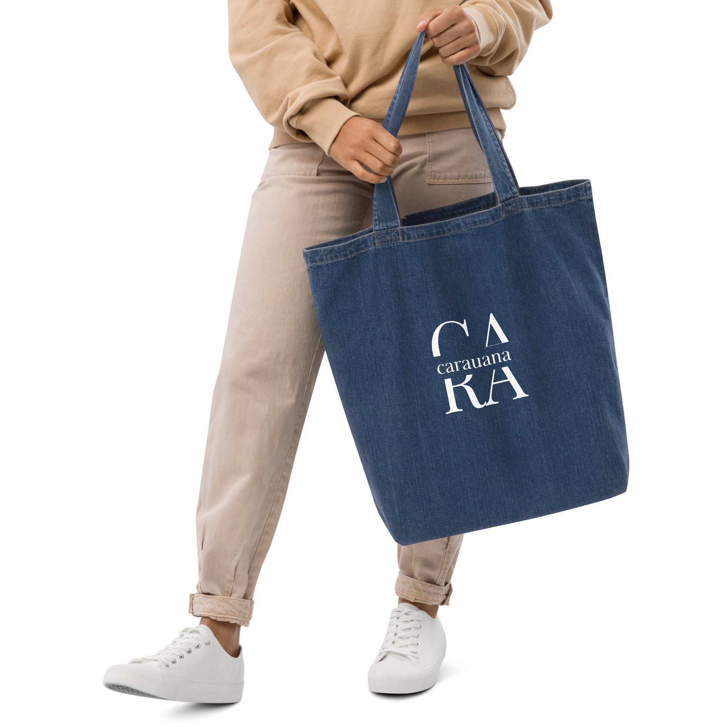 CARAUANA denim tote bag Carauana Store