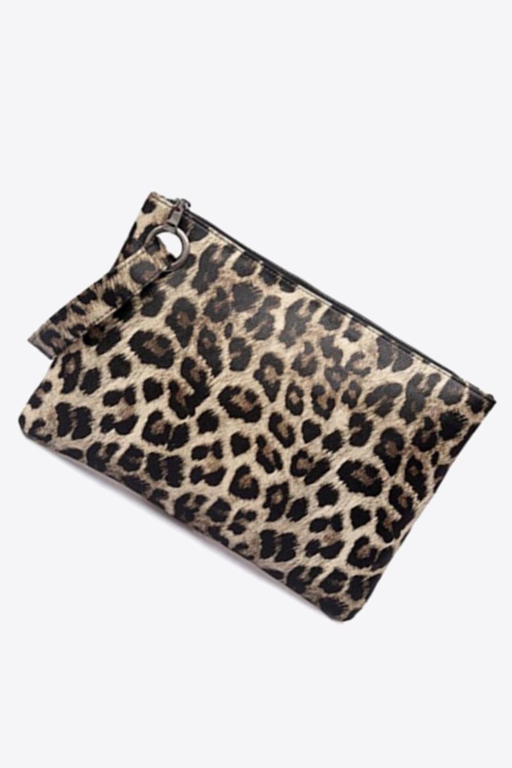Leopard PU Leather Clutch Carauana Store