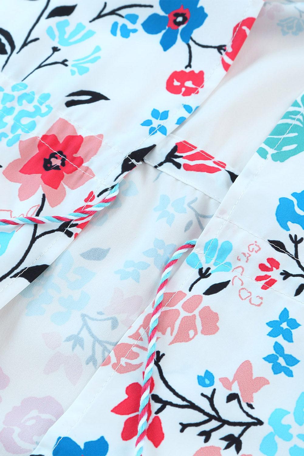 Printed Open Front Cover-Up Carauana Store