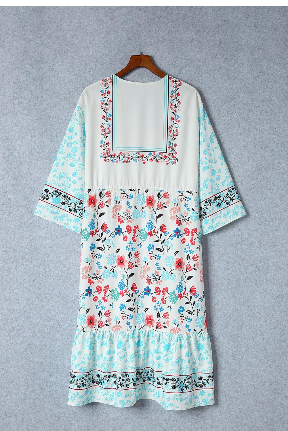Printed Open Front Cover-Up Carauana Store