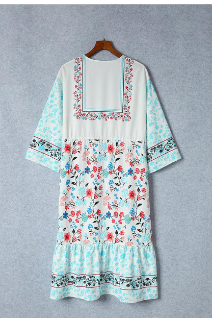 Printed Open Front Cover-Up Carauana Store