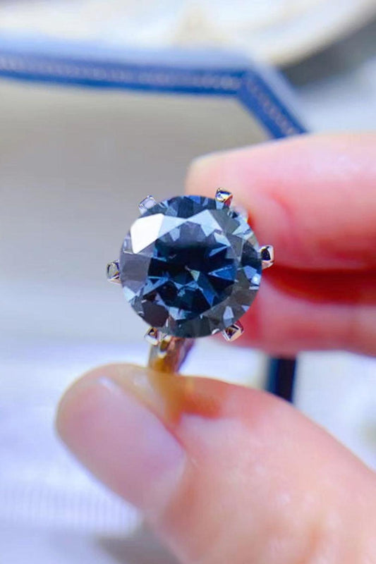 5 Carat Moissanite 925 Sterling Silver Ring Carauana Store