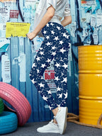 Printed High Waist Skinny Leggings Carauana Store