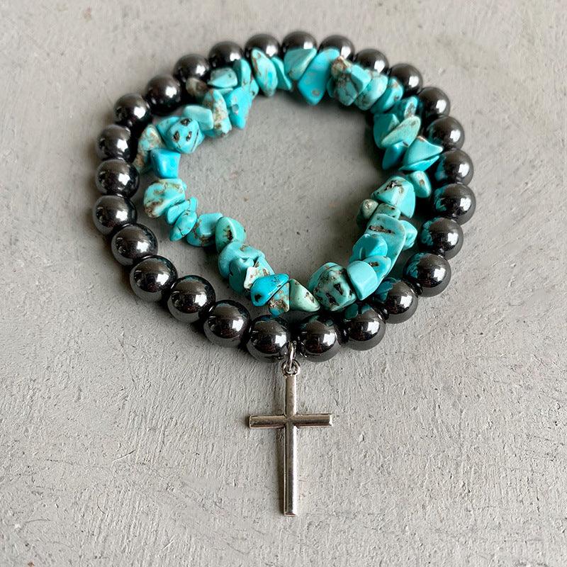 Turquoise Alloy Bracelet Carauana Store