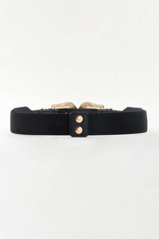 Symmetrical Zinc Alloy Buckle PU Leather Belt Carauana Store