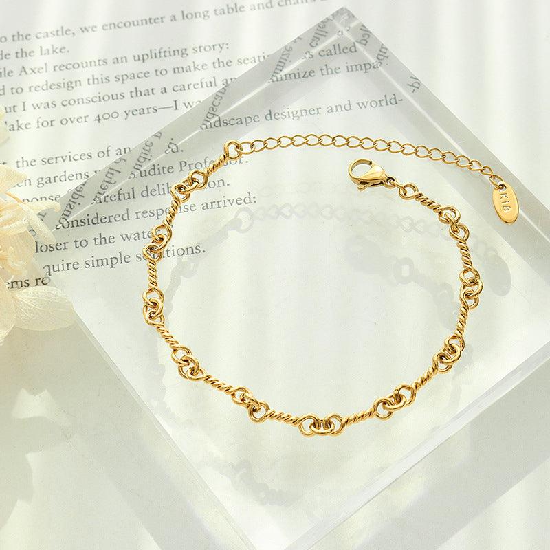 Titanium Steel Link Chain Bracelet Carauana Store