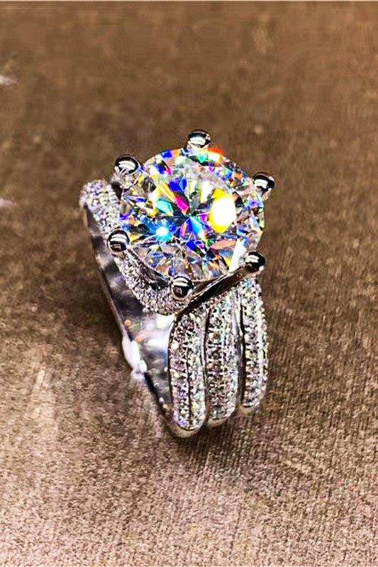 Adored 3 Carat Moissanite Three-Layer Ring Carauana Store
