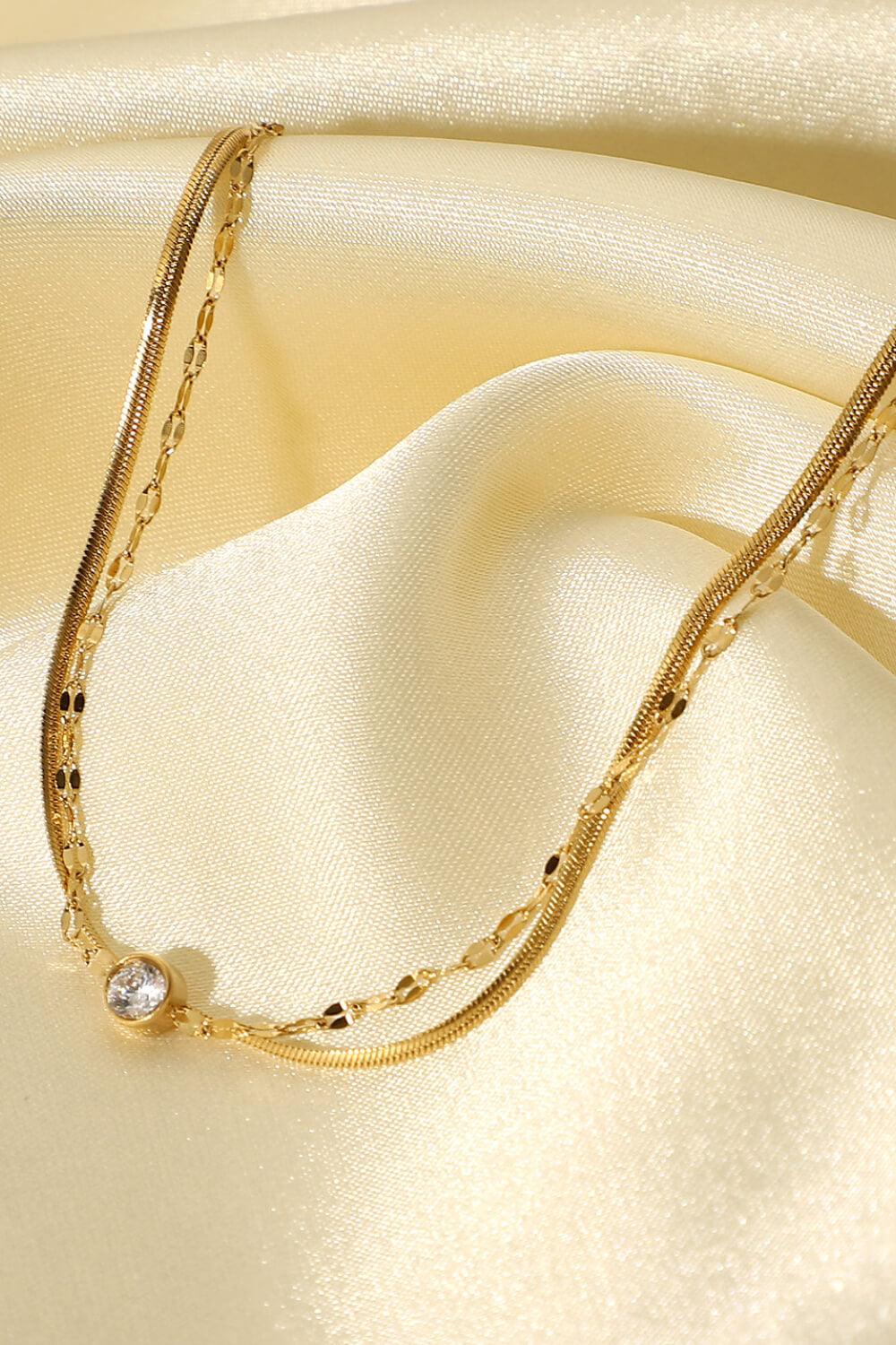 Icing on the Cake Rhinestone Double-Layered Bracelet Carauana Store