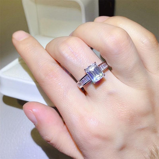 3 Carat Moissanite 925 Sterling Silver Ring Carauana Store