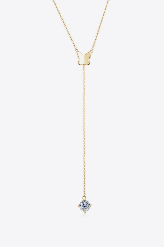 1 Carat Moissanite 925 Sterling Silver Necklace Carauana Store