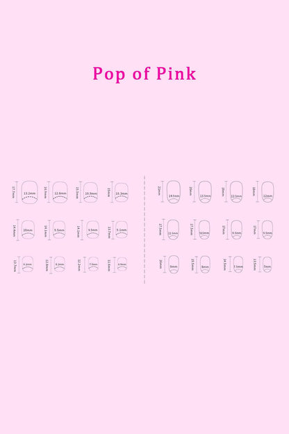 SO PINK BEAUTY Press On Nails 2 Packs Carauana Store
