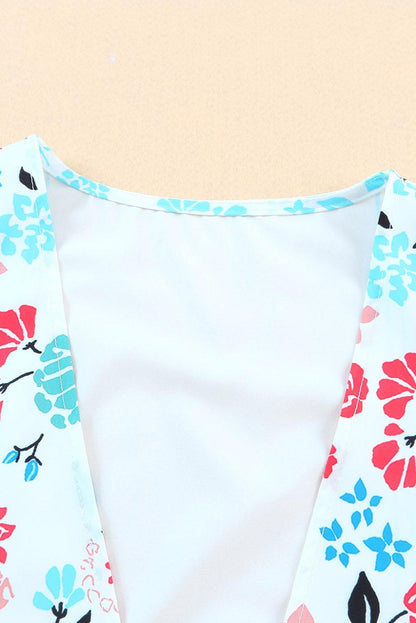 Printed Open Front Cover-Up Carauana Store