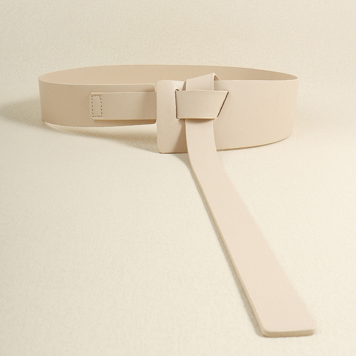 Knot Detail PU Belt Carauana Store