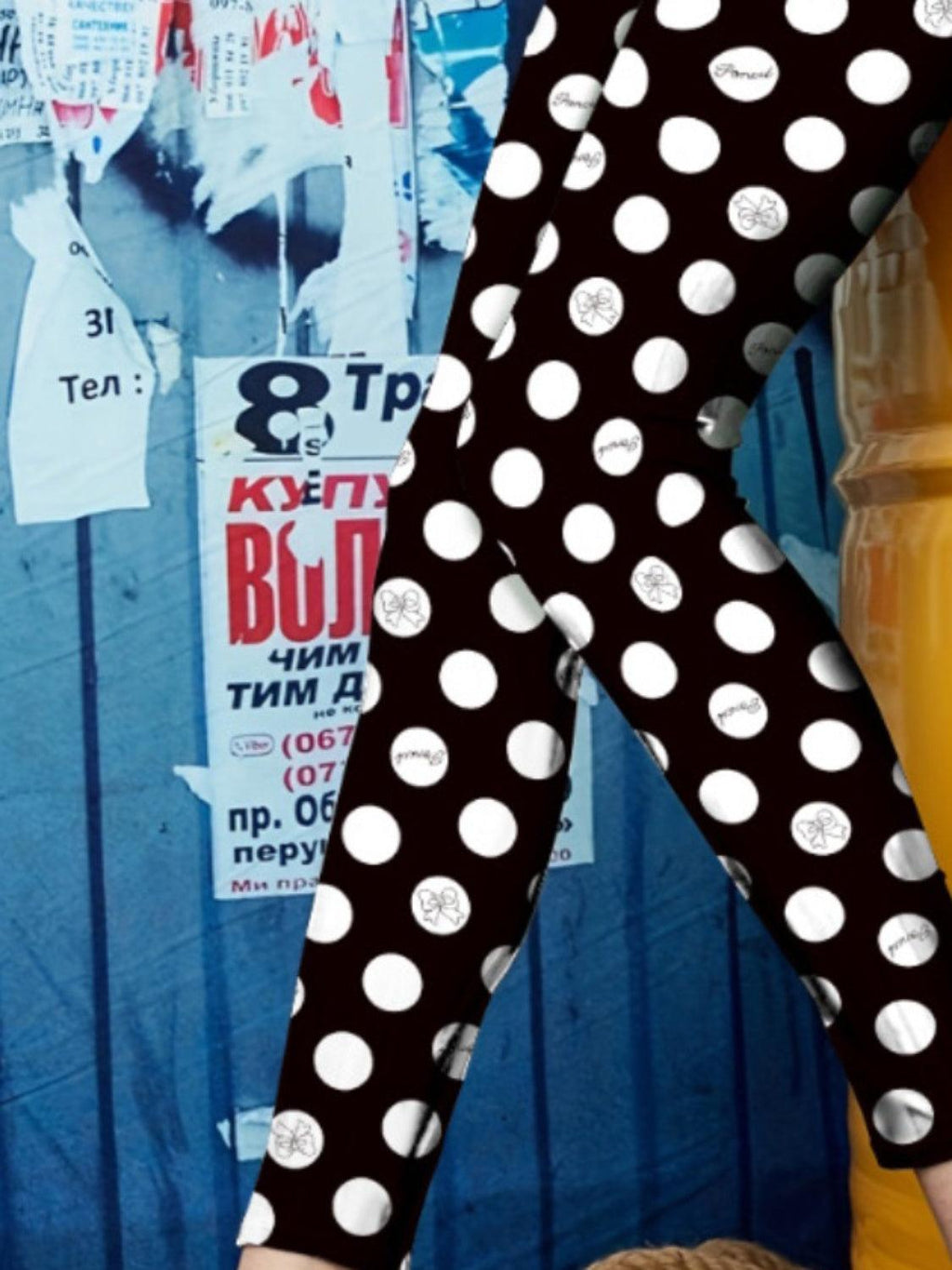 Printed High Waist Skinny Leggings Carauana Store