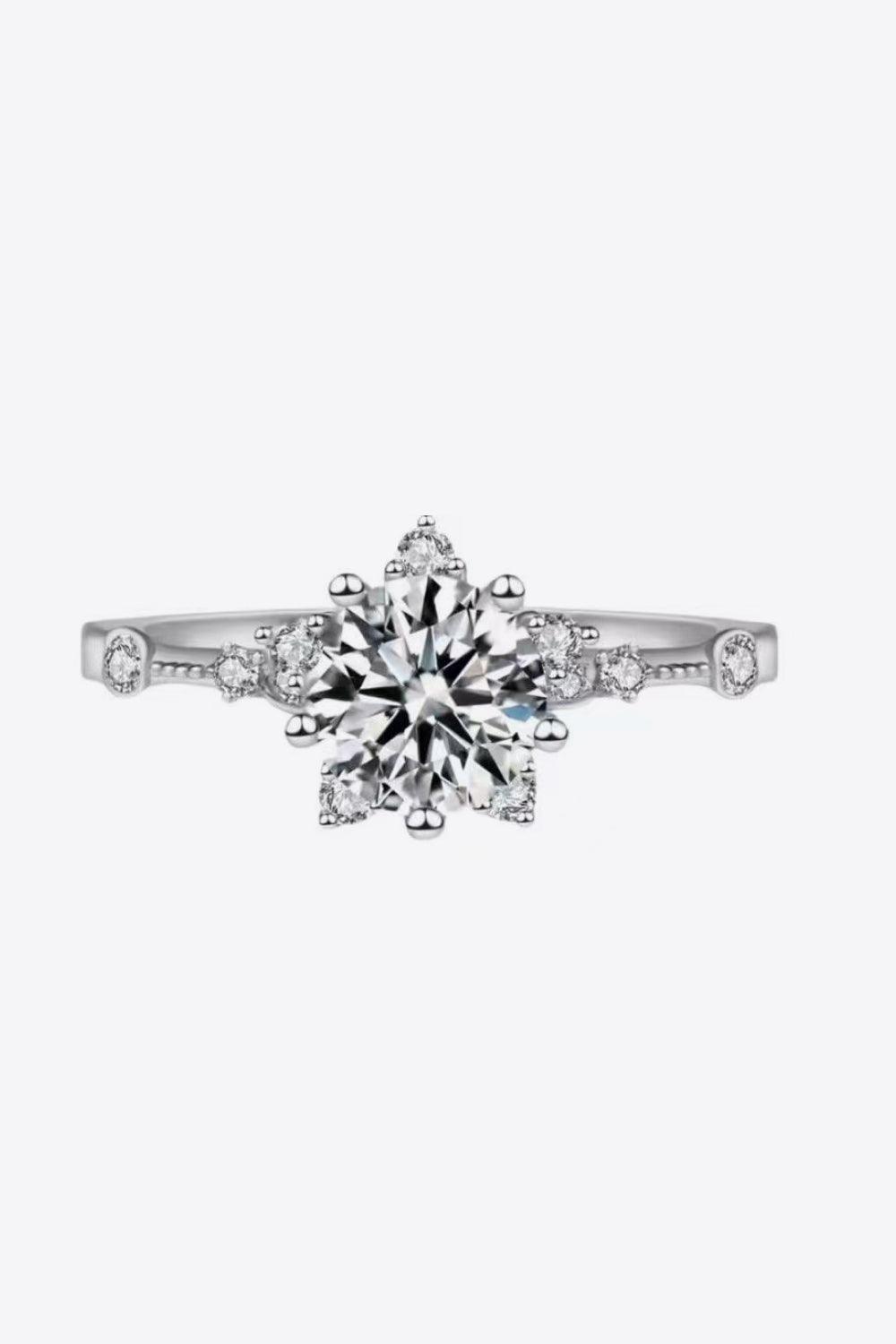 1 Carat Moissanite 6-Prong Ring Carauana Store